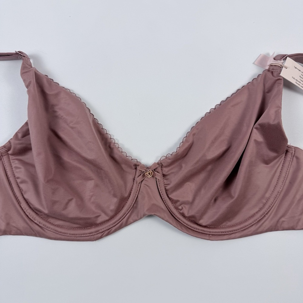 Victoria's Secret Body by Victoria Invisible Lift Minimizer Bra Dusty Mauve 34D